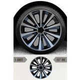 PackGar Fiat Egea Linea Doblo Fiorino Punto 15'' İnç Jant Kapağı 1 ADET Çift Renk 302