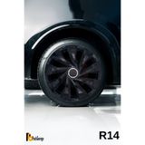 PackGar Fiat Egea Linea Punto Doblo Fiorino Panda Mirafiori 14 İnç Jant Kapağı (4 ADET) Siyah S120