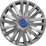 PackGar Ford 15 Inç Jant Kapağı Amblemli Gri 4'lü Takım 124