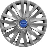 PackGar Ford Connect 15 Inç Jant Kapağı Amblemli Gri 4'lü Set 124