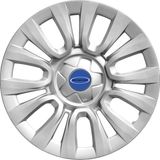 PackGar Ford Connect 15 Inç Uyumlu Jant Kapağı Amblemli Gri 4'lü Takım 109