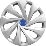 PackGar Ford Fiesta 14 Inç Uyumlu Jant Kapağı Amblemli Gri 4 Adet 1 Takım 129