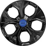 PackGar Ford Fiesta Van 13 Inç Jant Kapağı Amblemli Piano Black 4 Adet 1 Takım 210