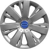 PackGar Ford Fiesta Van 15 Inç Jant Kapağı Amblemli Gri 4'lü Set 114