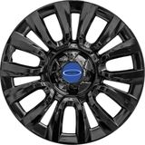 PackGar Ford Focus 15 Inç Jant Kapağı Amblemli Piano Black 4 Adet 1 Takım 206