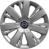 PackGar Nissan Micra 15 Inç Jant Kapağı Amblemli Gri 4 Adet 1 Takım 114