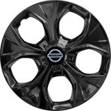 PackGar Nissan Pulsar 15 Inç Jant Kapağı Amblemli Piano Black 4'lü Takım 212