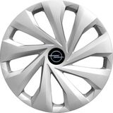 PackGar Opel Corsa 14 Inç Uyumlu Jant Kapağı Amblemli Gri 4'lü Takım 129