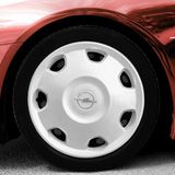 PackGar Opel Corsa C 14 Inç Jant Kapağı Amblemli Gri 4'lü Takım 158