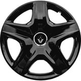 PackGar Renault Modus 16 Inç Jant Kapağı Amblemli Piano Black 4'lü Set 203