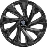 PackGar Skoda 14 inç Amblemli Piano Black 4'lü Set 216 Jant Kapağı