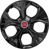 PackGar Tofaş Kartal 13 Inç Jant Kapağı Amblemli Piano Black 4 Adet 1 Takım 210