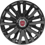 PackGar Tofaş Serçe 14 Inç Jant Kapağı Amblemli Piano Black 4 Adet 1 Takım 208