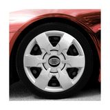 PackGar Toyota Avensis 16 Inç Jant Kapağı Amblemli Gri 4'lü Takım 156