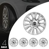 PackGar Toyota Camry 15 Inç Jant Kapağı Amblemli Gri 4'lü Set 109