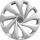 PackGar Volkswagen Jetta 15 Inç Jant Kapağı Amblemli Gri 4'lü Set 130