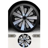 PackGar Volkswagen Passat Jetta Golf Polo 15'' İnç Jant Kapağı 1 ADET Çift Renk 303