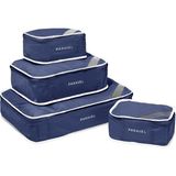 Packing Cube Quad, 4’lü Seyahat Düzenleyici Seti, Negatif Naylon® Valiz Içi Organizer - Lacivert
