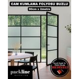 Packline Marketing Cam Kumlama Folyosu Buzlu Cam Filmi 90cmx2m Buzlu Cam