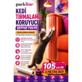 Packline Marketing Kedi Koltuk Tırmalama Koruyucu Şeffaf Yapışkanlı Folyo 105cm x 3m