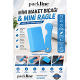 Packline Marketing Mini Maket Bıçağı + Mini Ragle Seti ( 1 + 1 Adet )
