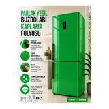 Packline Marketing Parlak Yeşil Buzdolabı Kaplama Folyosu 61cm x 1Metre