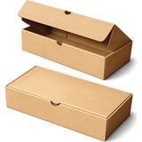 Packmai 24X12X5CM Karton-Kutu |25ADET Kraft Renk | E-Ticaret-Kargo-Ürün-Hediye Kutusu