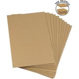 PackMai 35X50CM Oluklu Mukavva Levha – 3 mm | 12 Adet | Hobi, Okul, Maket,proje Kartonu