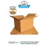 PackMai 50x40x40cm 5ADET 1.Kalite 6mm Çift Oluklu Kalın Karton Koli Kutu (Ev Taşıma-Kargo-Taşınma-Çeyiz)