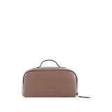 Pack'n Travel Deri Makyaj Çantası - Bej