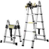 Packtech A Tipi Teleskopik Merdiven 9+9 Basamak 5.6 M
