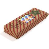 Packtory Kağıt Pipet Karışık Renkli Şeritli Sargısız 6X195 mm (50'li Kutulu) 50 Adet