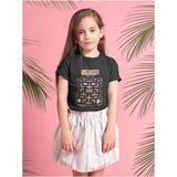 Pacman Baskılı Unisex Oyun Çocuk Tişört (1-12 Yaş) - Siyah - 2 - 3 Yaş
