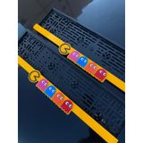 Pacman Plakalık 2'li Oto Araba Aksesuar