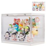 PACMAXI Mini Funko Pop Figürleri için Akrilik Vitrin, Mini Funko Pop Figürleri için Vitrin, Mini Oyuncaklar, Koleksiyonlar ve Taş Kaya için Şeffaf Saklama Kutusu Dolap Düzenleyici (Masaüstü)