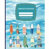 Paddle board Notebook: College Ruled. Fun Standup Paddle board Composition book