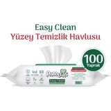 Paddlers 100 Yaprak Easy Clean Beyaz Sabun Katkılı Yüzey Temizlik Havlusu
