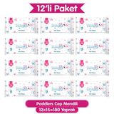 Paddlers 12x15 180 Yaprak Cep Mendili