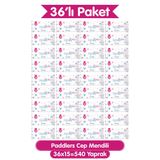 Paddlers 36x15 540 Yaprak Cep Mendili