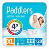 Paddlers Bantlı X-Large 120 Adet Yetişkin Hasta Bezi