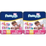 Paddlers Bebek Bezi 2 Numara Mini (3-6 Kg) 160 Adet – 2’li Jumbo Set (2 paketi)