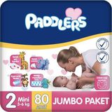 Paddlers Bebek Bezi 2 Numara Mini (3-6 Kg) 80 Adet – Paket - Standart