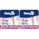 Paddlers Bebek Bezi 6 Numara X-Large (15+ Kg) 38 Adet – Jumbo Paket (2 paketi)