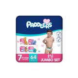 Paddlers Bebek Bezi 7 Numara XX-Large (20-30 Kg) 32x2 Adet – 2’li Jumbo Set, Yüksek Emicilik
