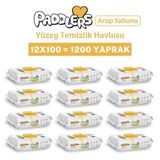 Paddlers Easy Clean Arap Sabun Katkılı Yüzey Temizlik Havlusu 12X100 (1200 Yaprak)