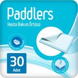 Paddlers Hasta Bakım Yatak Koruyucu Örtü 60x90 cm 30 Adet – Sıvı Geçirmez, Emici