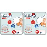 Paddlers Külot Bebek Bezi 5 Numara Junior 24 Adet (11-18 Kg) Eko Paket (2 paketi)