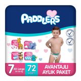 Paddlers No:7 XXLarge 72 Adet Bebek Bezi