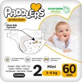 Paddlers Protection Bebek Bezi 2 Numara Mini (3-6 Kg) 60 Adet Paket - Standart