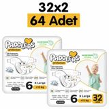 Paddlers Protection No:6 XLarge 64 Adet Bebek Bezi